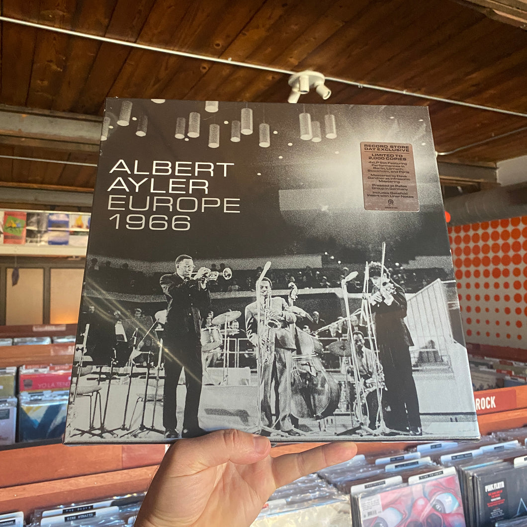 ALBERT AYLER - EUROPE 1966 (4xLP BOX SET)