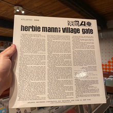 Load image into Gallery viewer, HERBIE MANN - AT THE VILLAGE GATE (SPEAKERS CORNER LP)
