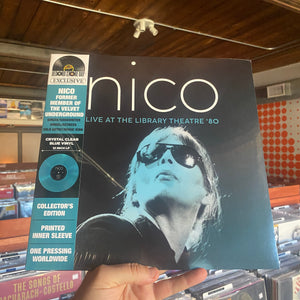 NICO - LIVE AT THE LIBRARY THEATRE '80 (LP)