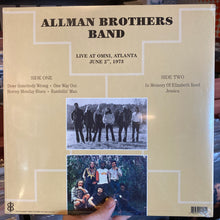 Load image into Gallery viewer, ALLMAN BROTHERS BAND - LIVE AT OMNI, ATLANTA. JUNE 2ND, 1973 (LP)

