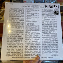 Load image into Gallery viewer, ORNETTE COLEMAN - THE SHAPE OF JAZZ TO COME (SPEAKERS CORNER LP)

