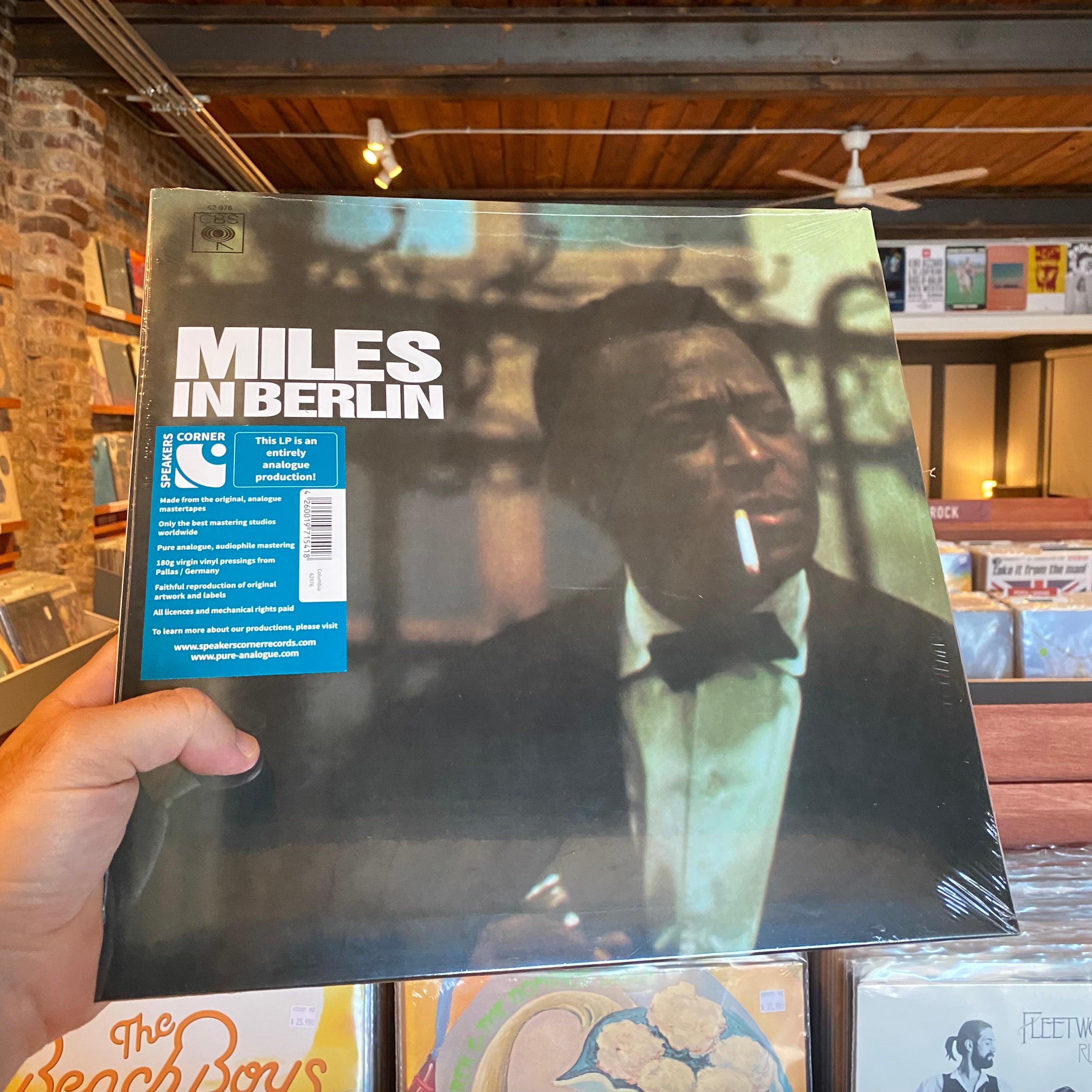 MILES DAVIS - MILES IN BERLIN (SPEAKERS CORNER LP) – 10,000 Hz Records