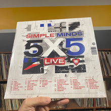 Load image into Gallery viewer, SIMPLE MINDS - 5 x 5 LIVE (3xLP)
