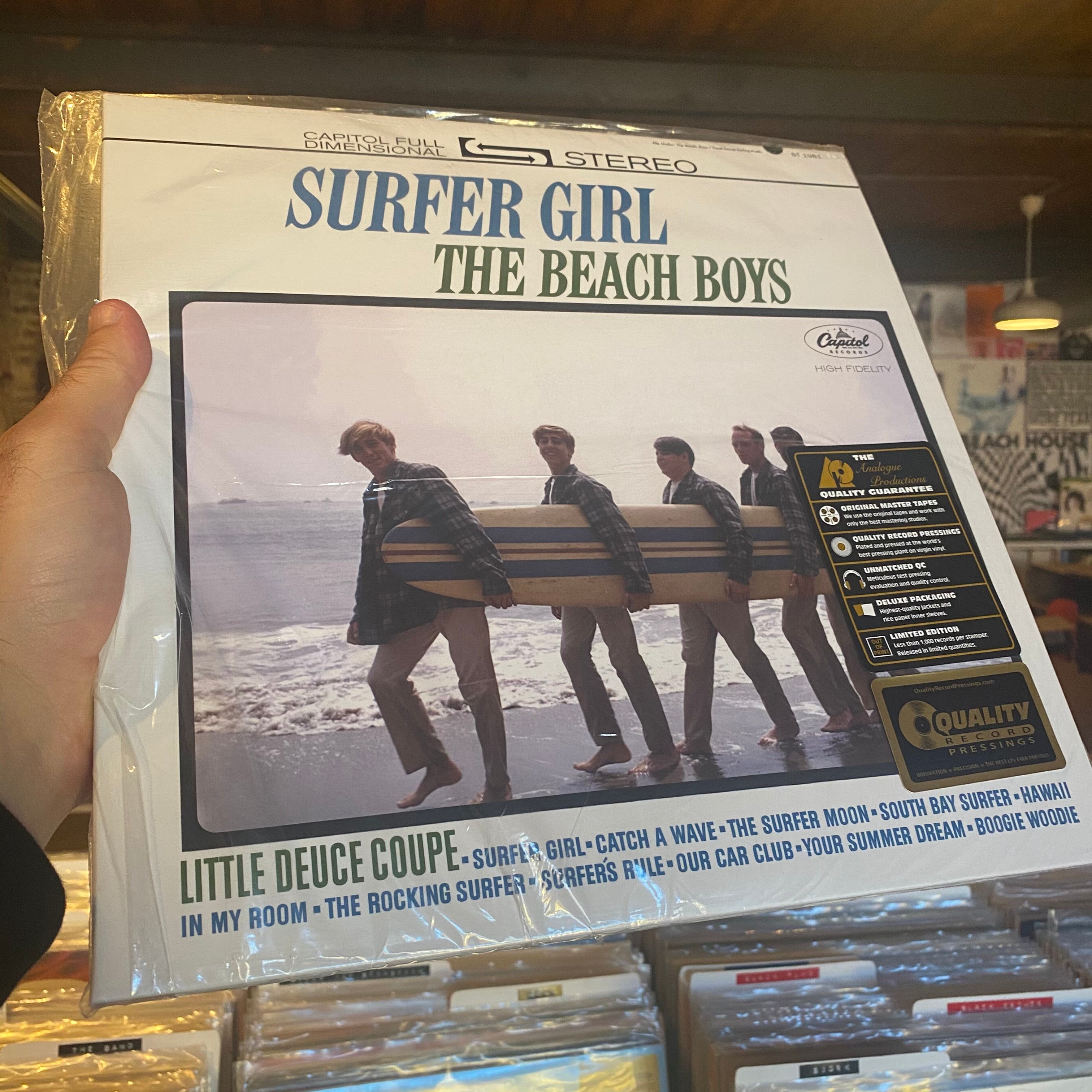 アナログプロダクションThe Beach Boys Surfer Girl LP - 洋楽