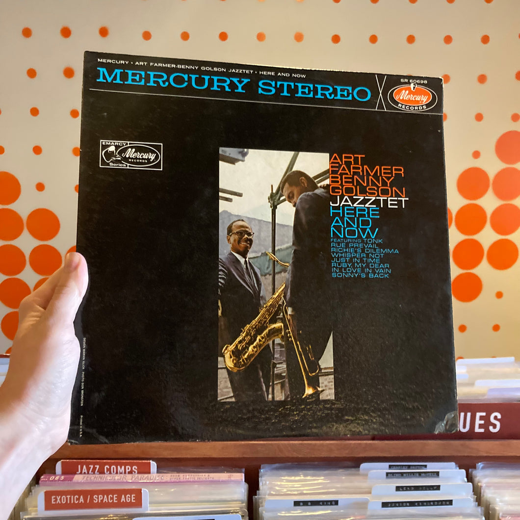 [USED] ART FARMER-BENNY GOLSON JAZZTET - HERE AND NOW (LP)