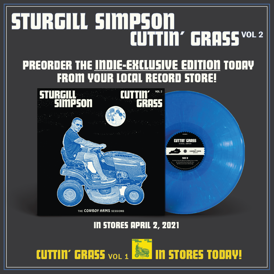STURGILL SIMPSON - CUTTIN' GRASS VOL. 2: THE COWBOY ARMS SESSIONS (LP)